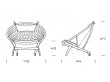 Mid-Century Modern PP130 Circle chair by Hans Wegner. New product.