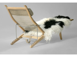 Mid-Century Modern PP524 Deck chair by Hans Wegner. New product.