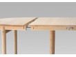 Table de repas scandinave modèle PP70/126 ou 140 cm. Edition neuve