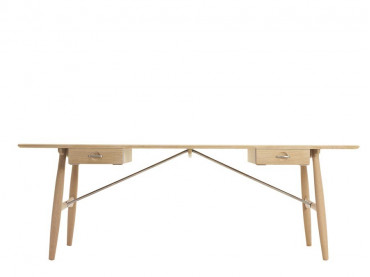 Mid-Century Modern PP571 195 or 215 cm desk  by Hans Wegner. New product.