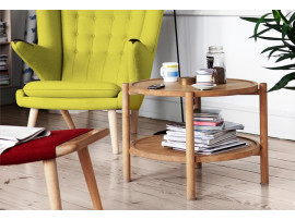 Mid-Century Modern PP35 54 or 62 cm Tray table  by Hans Wegner. New product.