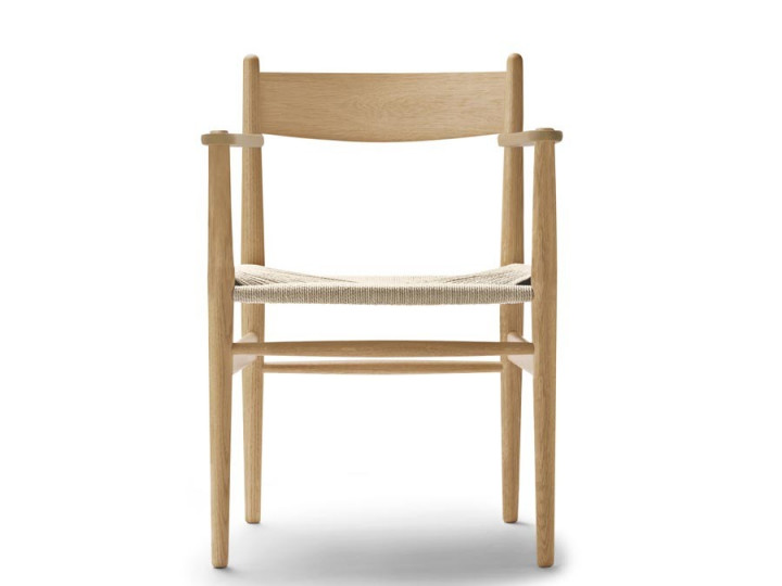 Mid-Century  modern scandinavian chair model CH 37 by Hans Wegner