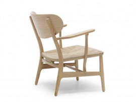 Mid-Century  modern scandinavian armchair model CH 22 by Hans Wegner