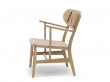 Mid-Century  modern scandinavian armchair model CH 22 by Hans Wegner