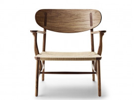 Mid-Century  modern scandinavian armchair model CH 22 by Hans Wegner