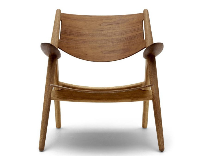 Mid-Century  modern scandinavian armchair model CH 28T by Hans Wegner