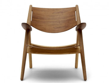 Mid-Century  modern scandinavian armchair model CH 28T by Hans Wegner