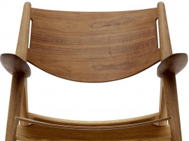 Mid-Century  modern scandinavian armchair model CH 28T by Hans Wegner