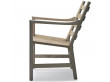 Mid-Century  modern scandinavian armchair model CH 44 by Hans Wegner