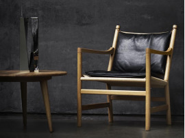 Mid-Century  modern scandinavian armchair model CH 44 by Hans Wegner