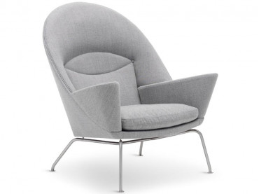 Fauteuil scandinave modèle CH468 "Oculus". Edition neuve.