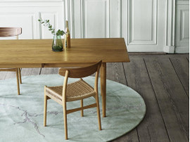 Mid-Century modern scandinavian dining table model CH327 by Hans Wegner.