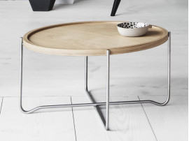 Table basse scandinave modèle CH417. Edition neuve.