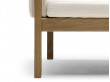 Mid-Century modern scandinavian sofa model CH162 by Hans Wegner.