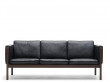 Mid-Century modern scandinavian sofa model CH163 by Hans Wegner.