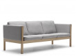 Mid-Century modern scandinavian sofa model CH163 by Hans Wegner.