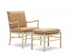 Mid-Century modern scandinavian footstool model OW149F "Colonial footstool" by Ole Wanscher.
