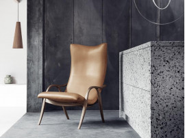 Fauteuil scandinave modèle FH429 "Signature". Edition neuve. 