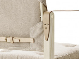 Chaise scandinave modèle KK47000 "Safari chair". Edition neuve.
