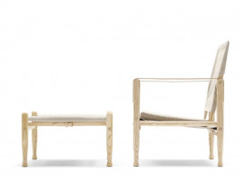 Mid-Century modern scandinavian footstool model KK47170 "Safari footstool" by Kaare Klint.