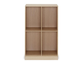 Mid-Century modern scandinavian bookcase model MK40880 by Mogens Koch. Depth 27,5 cm.