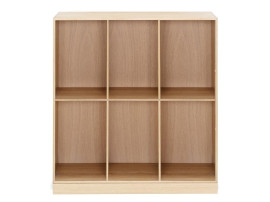 Mid-Century modern scandinavian bookcase model MK40880 by Mogens Koch. Depth 27,5 cm.