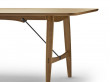 Table de repas scandinave modèle BM1160 "Hunting table". Edition neuve.