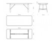 Mid-Century modern scandinavian dining table model BM1160 "Hunting table" by Børge Mogensen.