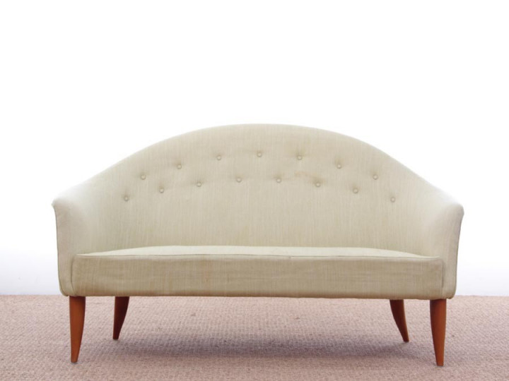 Mid-Century  modern  Scandinavian sofa 2 seats 