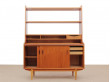 Secretaire-bibliotheque scandinave en teck