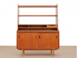 Mid-Century  modern scandinavian chest of drawers and shelves in teak