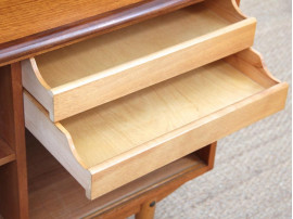 Mid-Century  modern scandinavian chest of drawers and shelves in teak