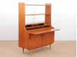 Secretaire-bibliotheque scandinave en teck