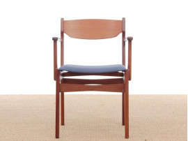 Mid-Century  modern scandinavian arm chair in teak 