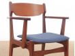 Fauteuil scandinave en teck