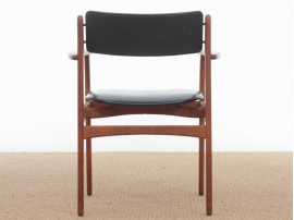 Mid-Century  modern scandinavian arm chair in teak by Erik Buck