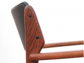 Mid-Century  modern scandinavian arm chair in teak by Erik Buck