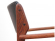 Mid-Century  modern scandinavian arm chair in teak by Erik Buck