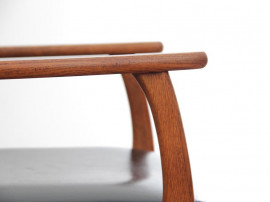 Mid-Century  modern scandinavian arm chair in teak by Erik Buck