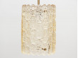 Mid century modern pendant lighting in yellow cristal by Carl Fagerlund 