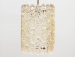 Suspension scandinave en cristal jaune