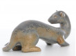 Mid century modern scandinavian ceramic ferret by Gunnar Nylund