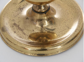 Mid-Century  modern scandinavianpair of brass lamp