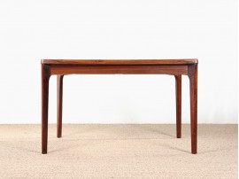 Table de repas scandinave en palissandre 4/8 pers.