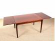 Table de repas scandinave en palissandre 4/8 pers.