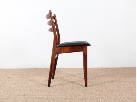 Set of 4 Scandinavian chairs in Rio rosewood