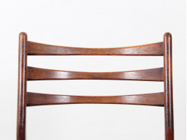 Set of 4 Scandinavian chairs in Rio rosewood