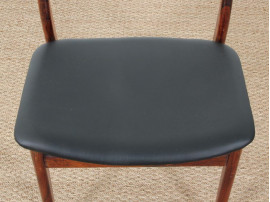 Set of 4 Scandinavian chairs in Rio rosewood