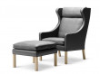 Wing chair model 2204 by Borge Mogensen for Fredericia. New edition