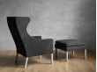 Wing chair model 2204 by Borge Mogensen for Fredericia. New edition